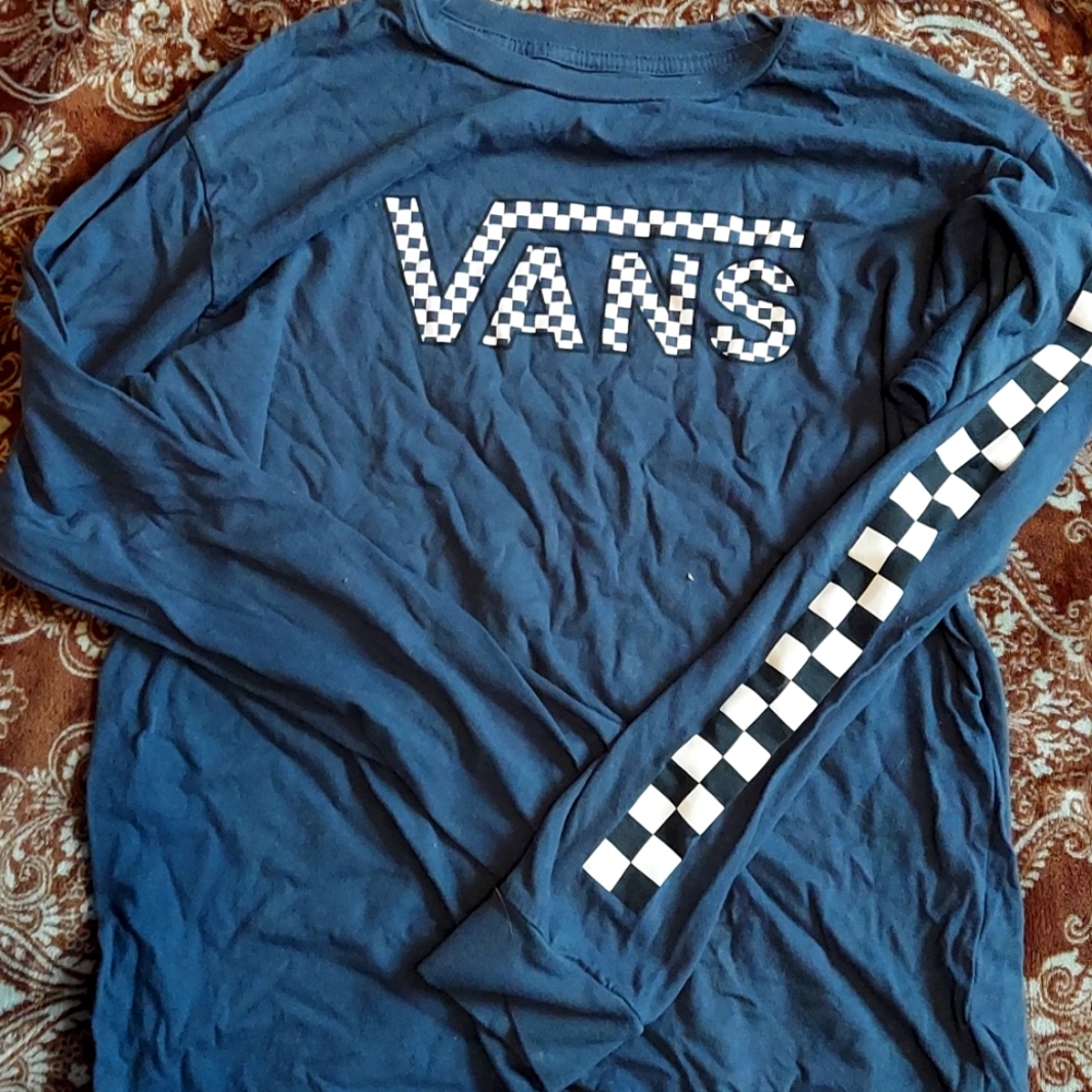Boys Van's long-sleeved t-shirt